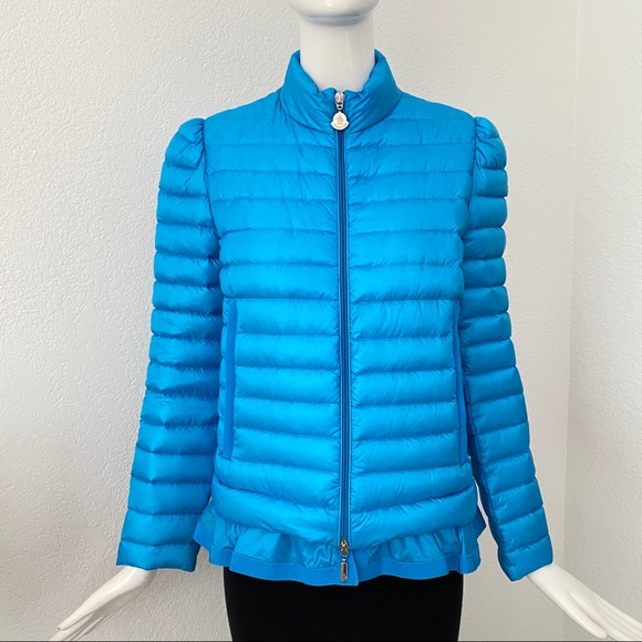 Moncler blue down jacket - Picture 2 of 13